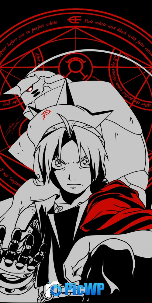 Edward Elric AMOLED 3K Mobile Wallpaper