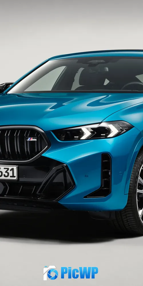 BMW X6 2023 3K Mobile Wallpaper