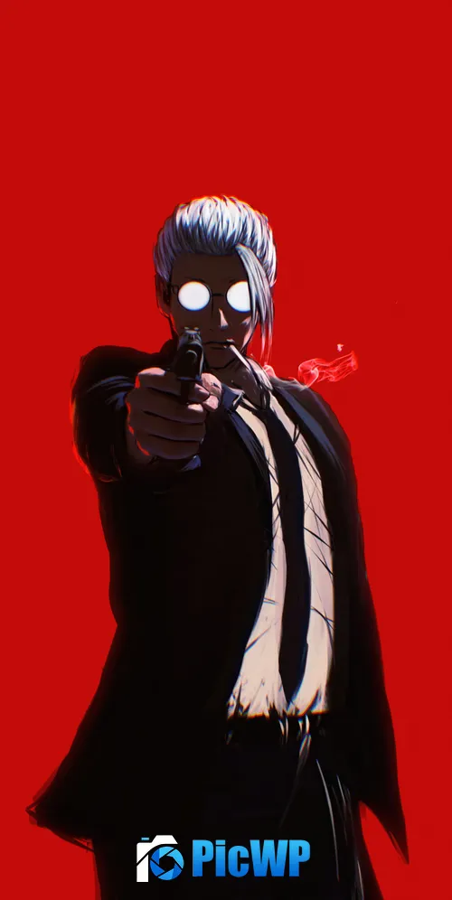 Taro Sakamoto Red background 3K Mobile Wallpaper