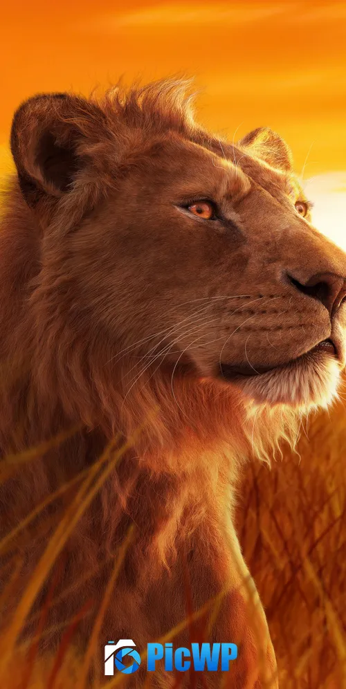 Mufasa 3K Mobile Wallpaper