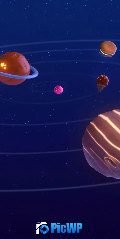 Windows 11 22H2 Solar system 3K Mobile Wallpaper