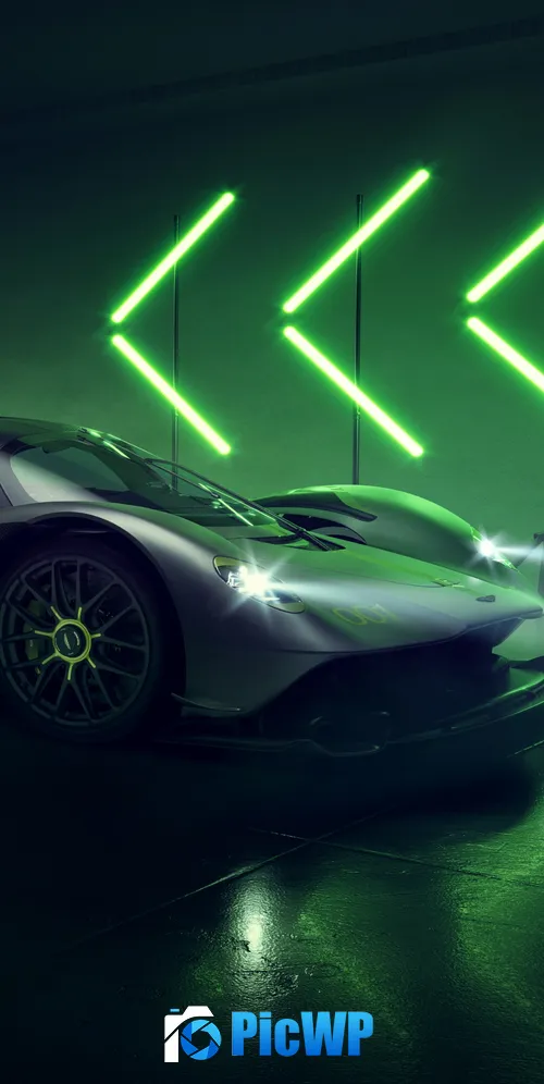 Aston Martin Valkyrie AMR Pro 3K Mobile Wallpaper