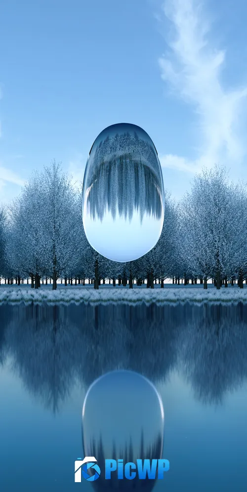 Surreal Winter 3K Mobile Wallpaper