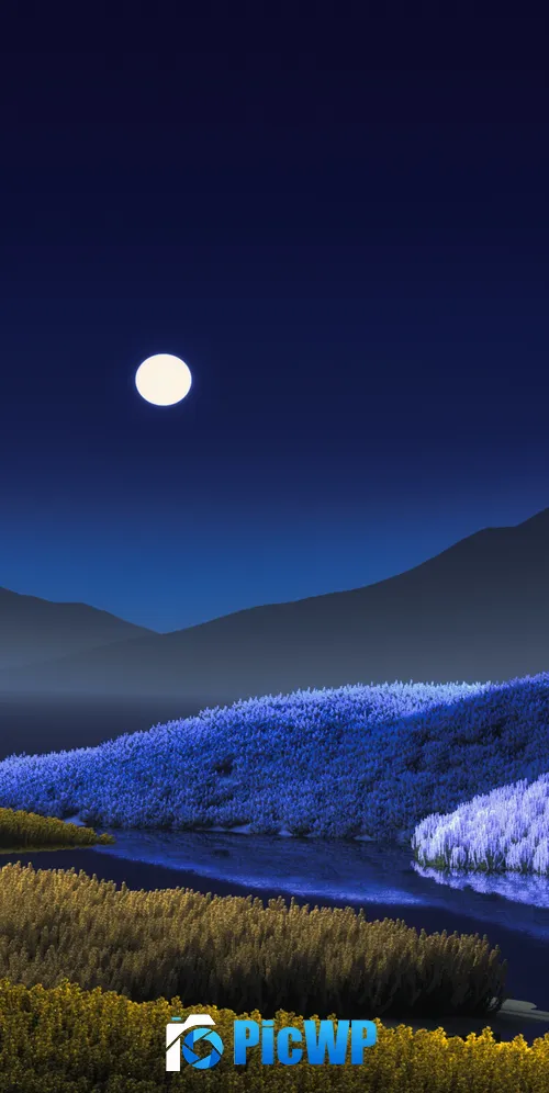 Night Landscape 3K Mobile Wallpaper