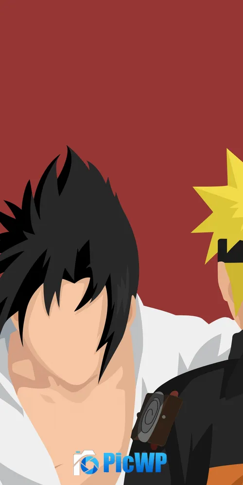 Sasuke Uchiha Naruto Uzumaki 3K Mobile Wallpaper