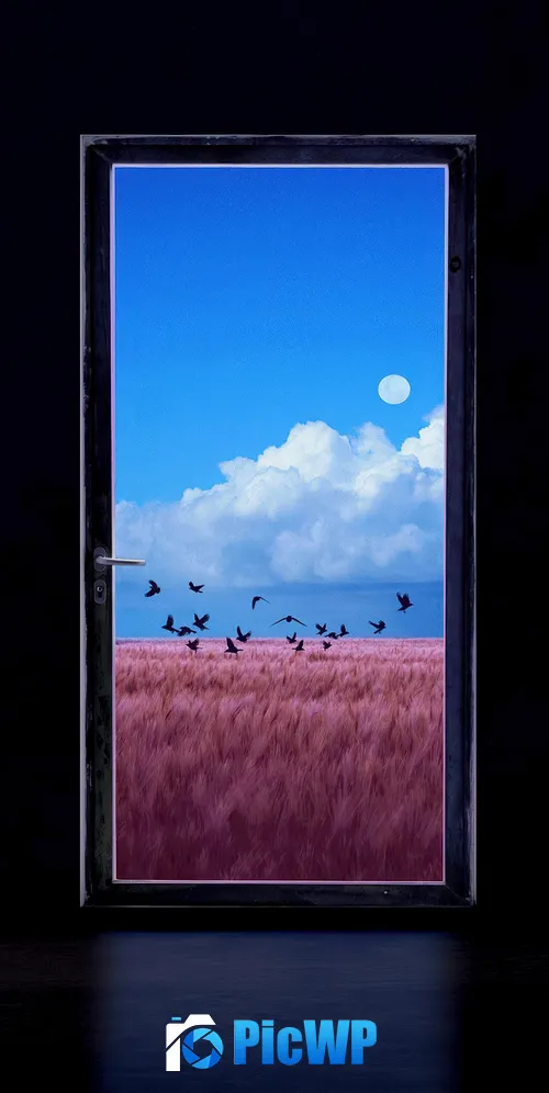 Dreamlike Doorway 3K Mobile Wallpaper