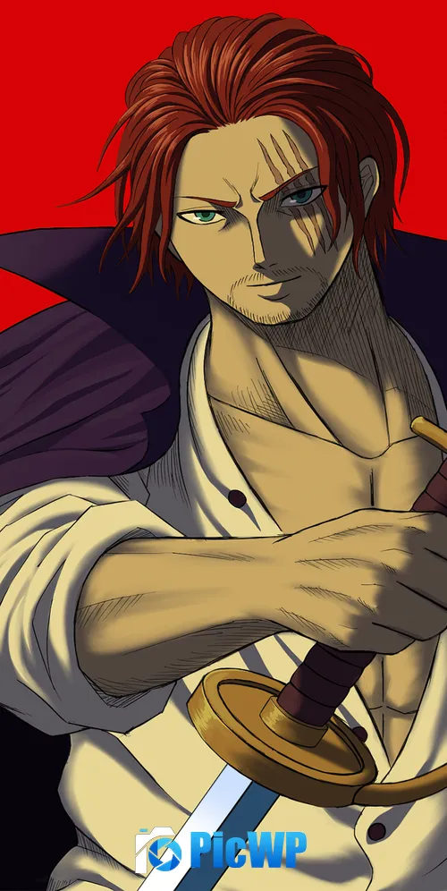 Shanks One Piece 3K Mobile Wallpaper