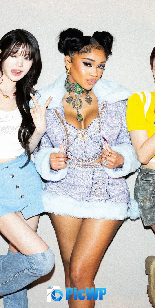 IVE (K-pop) Saweetie 3K Mobile Wallpaper