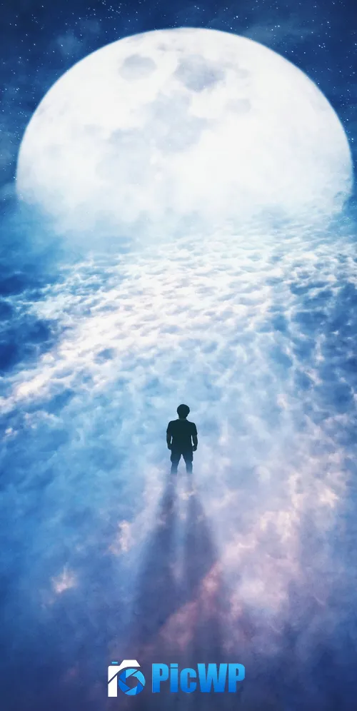 Above clouds Surreal 3K Mobile Wallpaper