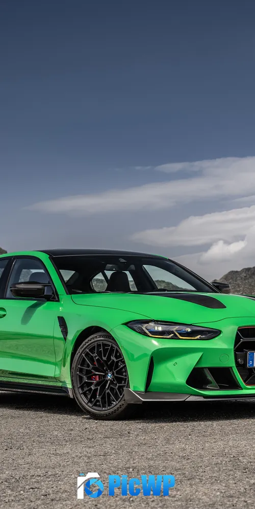 BMW M3 CS Sports sedan 3K Mobile Wallpaper