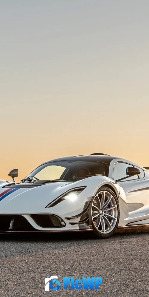 Hennessey Venom F5 Revolution Sports cars 3K Mobile Wallpaper