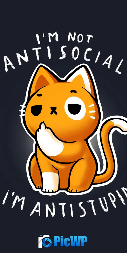 Kawaii fox Kawaii quotes 3K Mobile Wallpaper