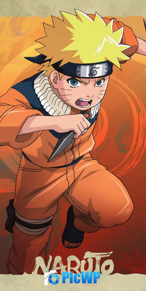 Naruto Uzumaki Poster 3K Mobile Wallpaper