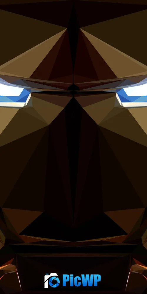 Iron Man Low poly 3K Mobile Wallpaper