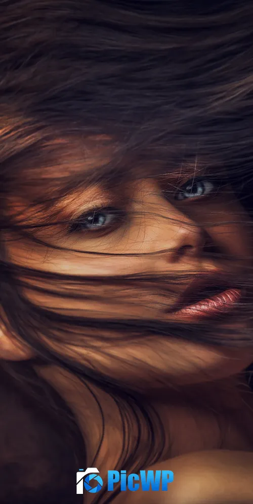 Beautiful woman Hair 3K Mobile Wallpaper