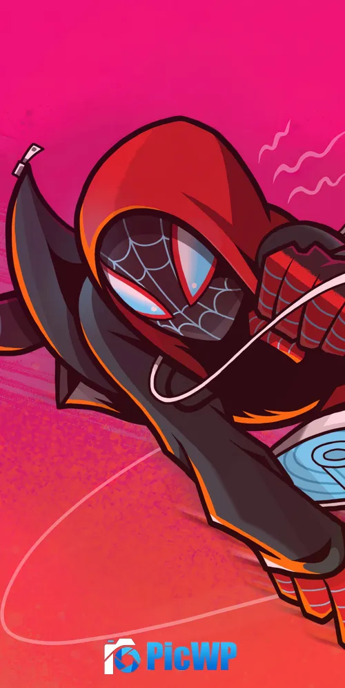 Miles Morales Artwork 3K Mobile Wallpaper