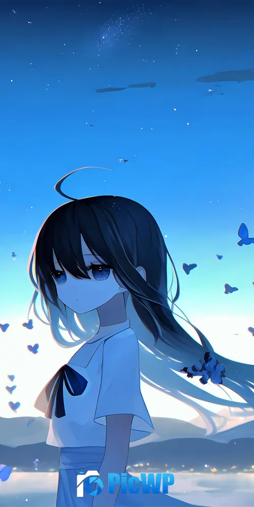 Sad girl Anime girl 3K Mobile Wallpaper