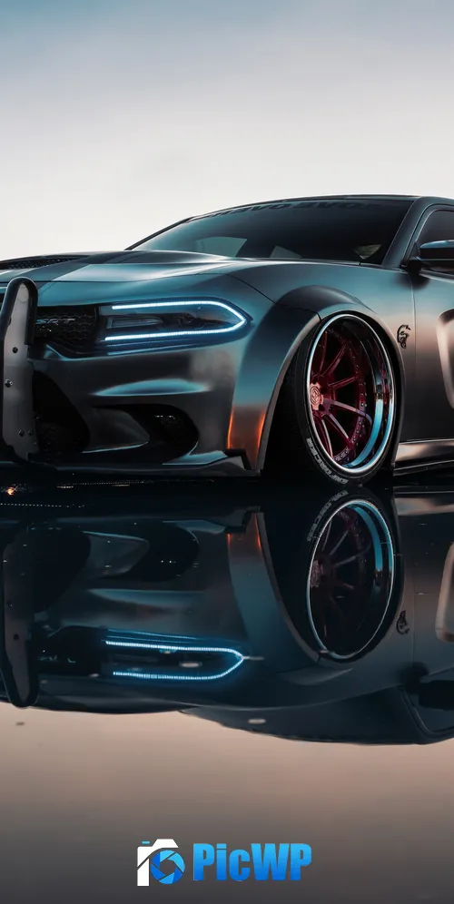 Dodge Charger Hellcat Muscle car 3K Mobile Wallpaper