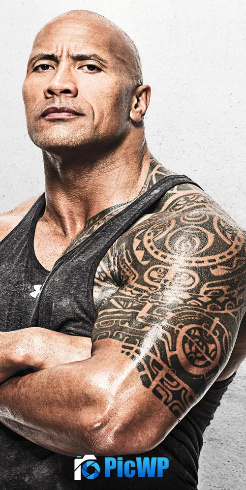Dwayne Johnson American actor 3K Mobile Wallpaper