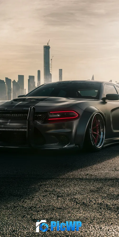 Dodge Charger Hellcat 3K Mobile Wallpaper