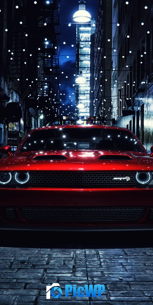 Dodge Challenger SRT Hellcat Muscle cars 3K Mobile Wallpaper