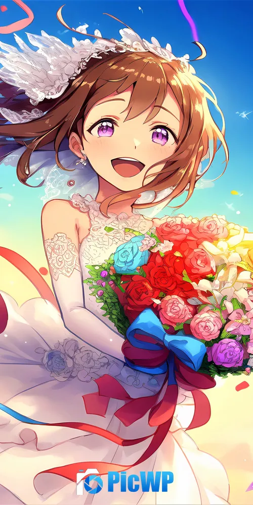 Bride anime Cute anime 3K Mobile Wallpaper