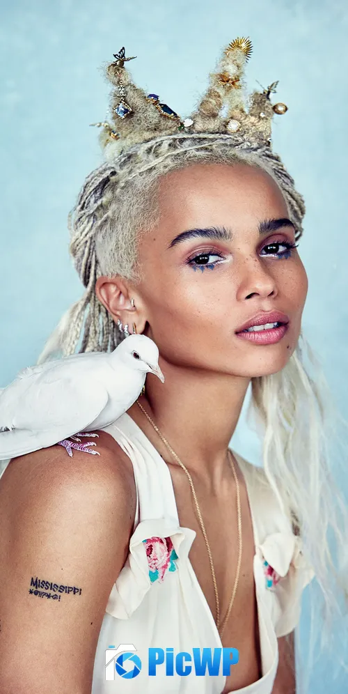 Zoe Kravitz Allure 3K Mobile Wallpaper