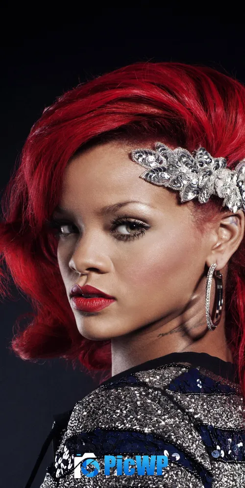 Rihanna Dark background 3K Mobile Wallpaper