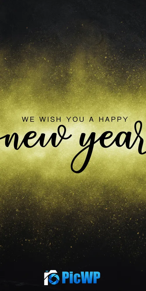 Happy New Year 3K Mobile Wallpaper
