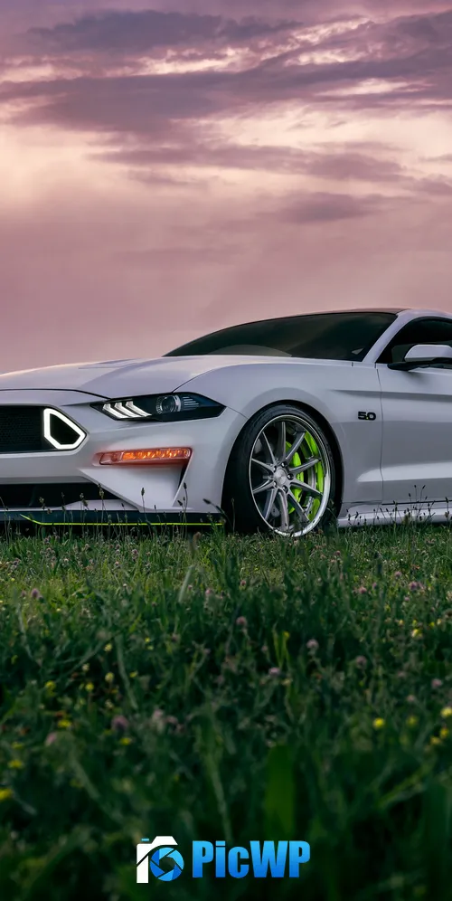 Ford Mustang GT 3K Mobile Wallpaper