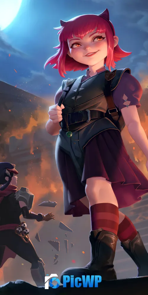 League of Legends Annie 3K Mobile Wallpaper