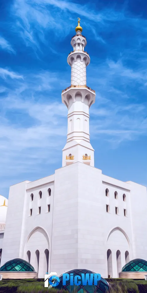 Sheikh Zayed Grand Mosque 3K Mobile Wallpaper