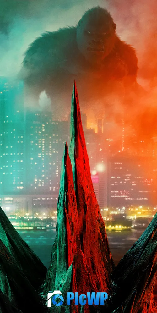 Godzilla vs Kong Ultrawide Triple Monitor 3K Mobile Wallpaper