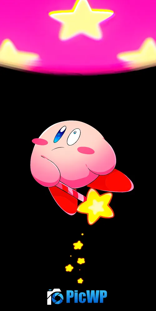 Kirby AMOLED 3K Mobile Wallpaper