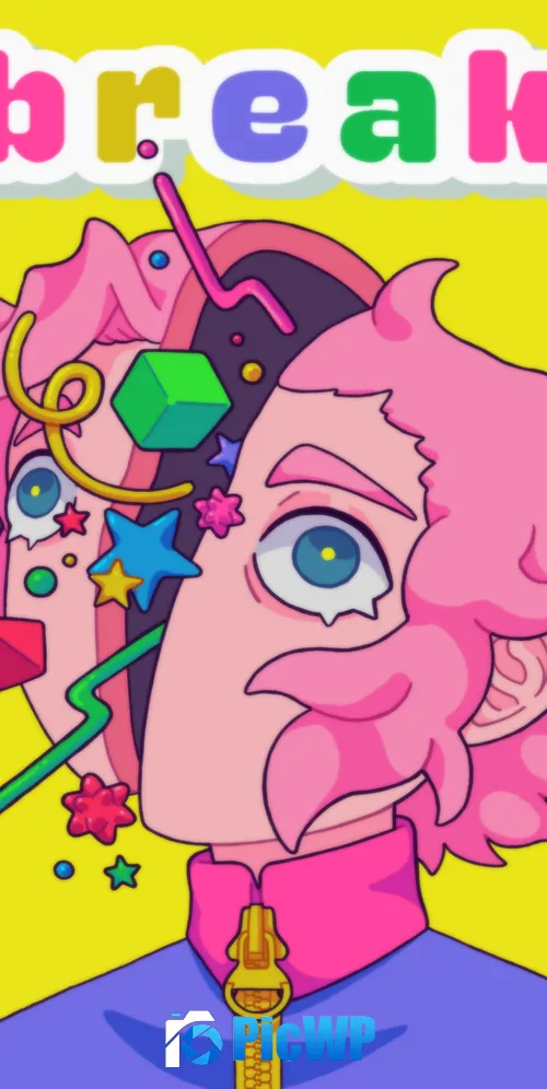 Weirdcore Reality 3K Mobile Wallpaper