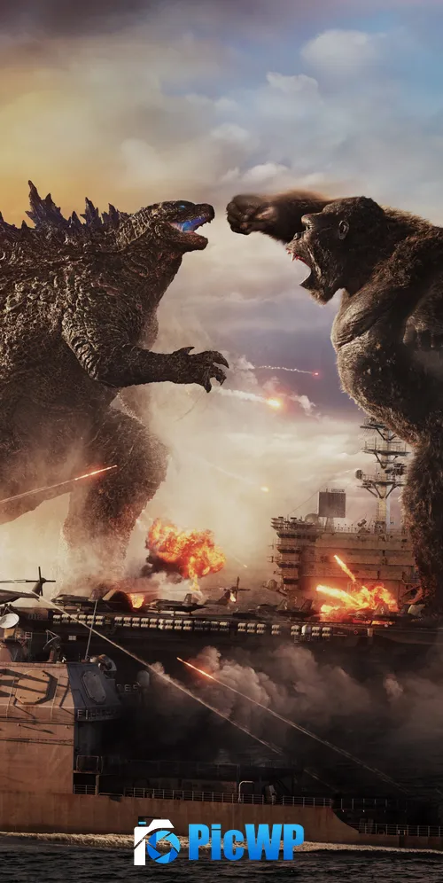Godzilla vs Kong Ultrawide 3K Mobile Wallpaper