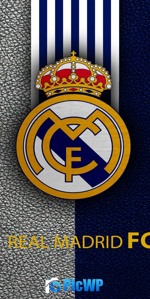 Real Madrid CF Emblem 3K Mobile Wallpaper