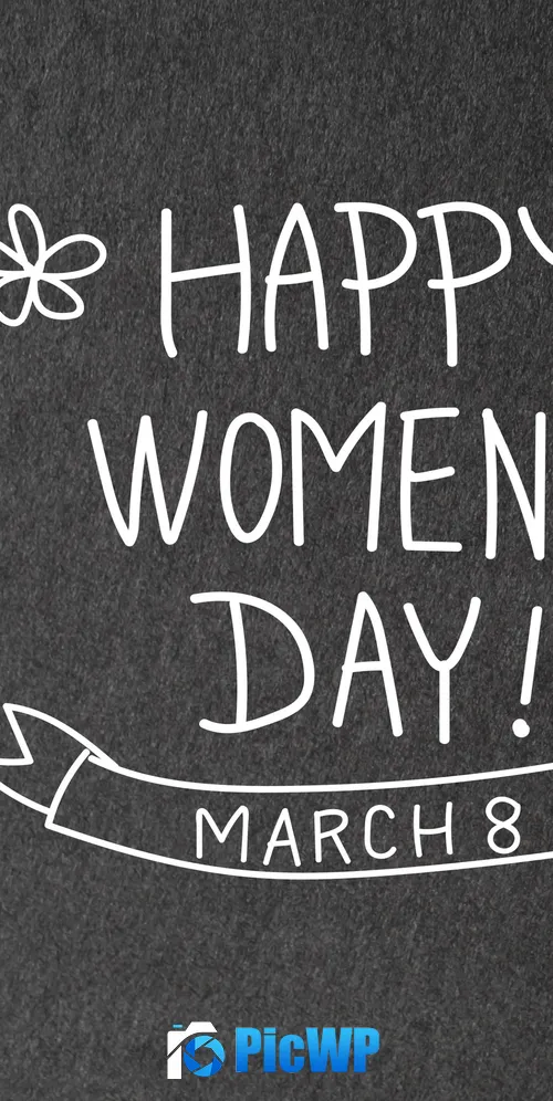 Women's Day Red heart 3K Mobile Wallpaper