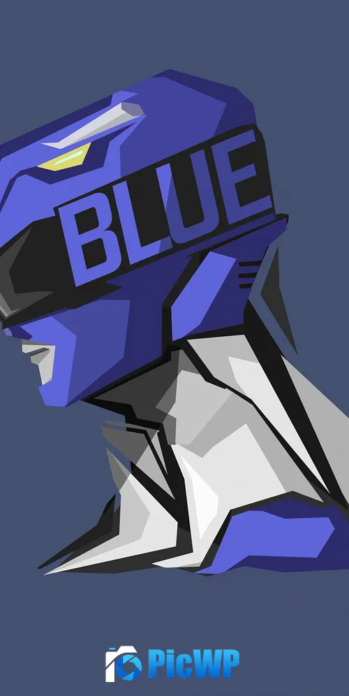 Blue Ranger Power Rangers 3K Mobile Wallpaper