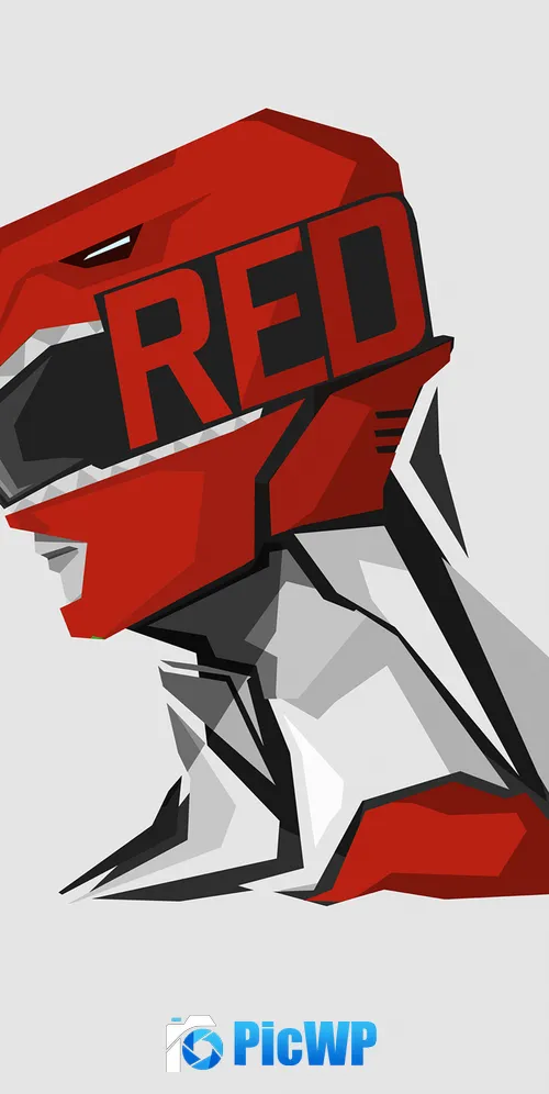 Red Ranger Power Rangers 3K Mobile Wallpaper