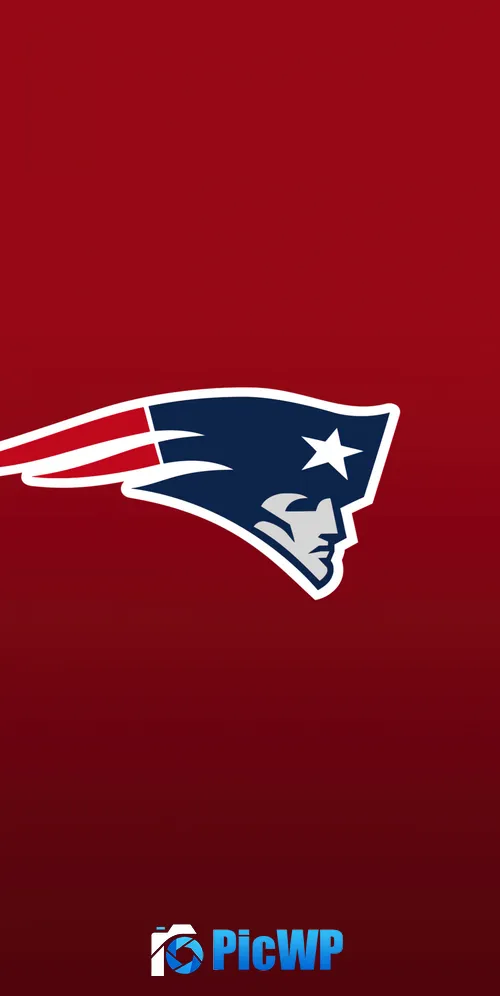 New England Patriots Red background 3K Mobile Wallpaper