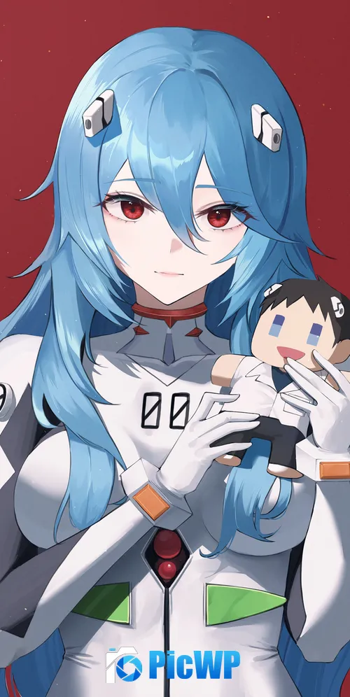 Waifu Ayanami Rei 3K Mobile Wallpaper