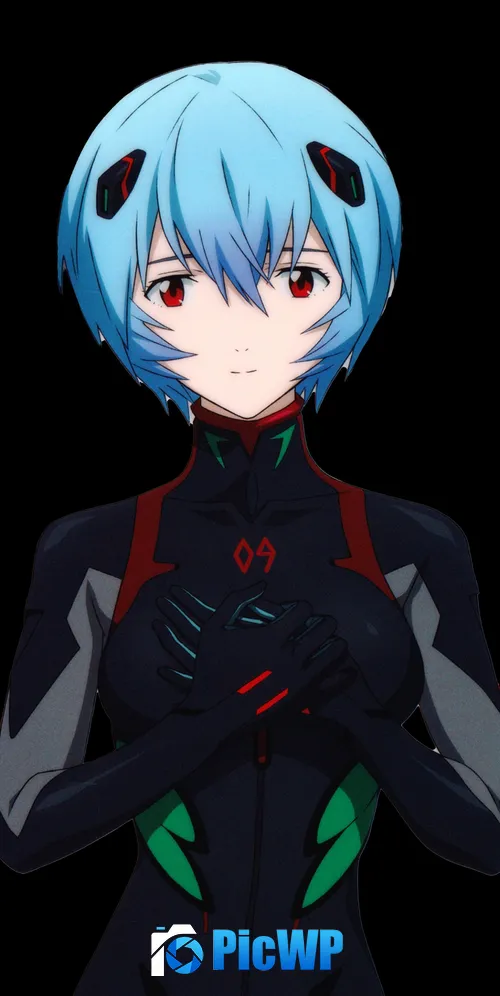 Rei Ayanami AMOLED 3K Mobile Wallpaper
