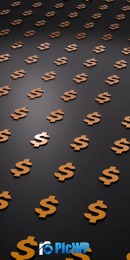 United States Dollar 3D background 3K Mobile Wallpaper