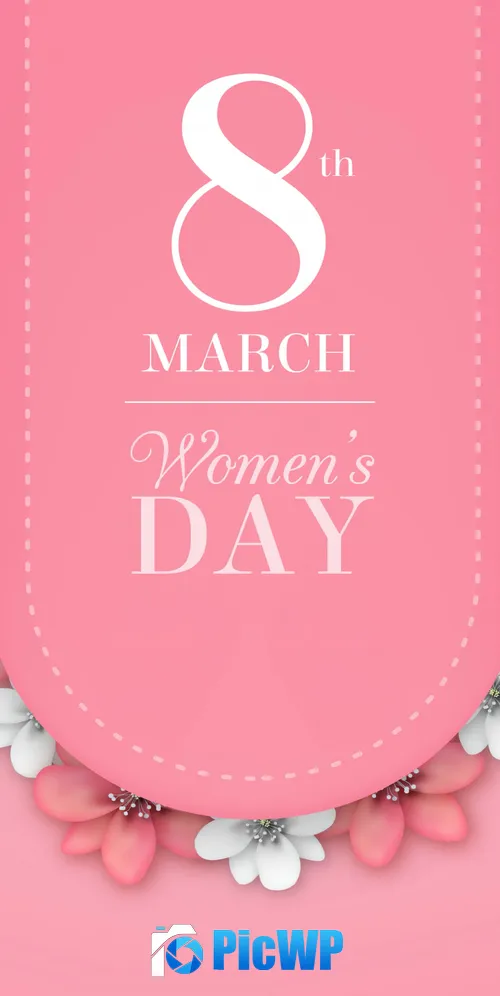Women's Day Illustration 3K Mobile Wallpaper