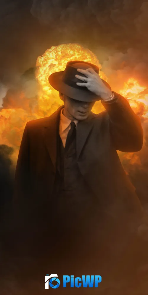 Cillian Murphy as Oppenheimer 3K Mobile Wallpaper