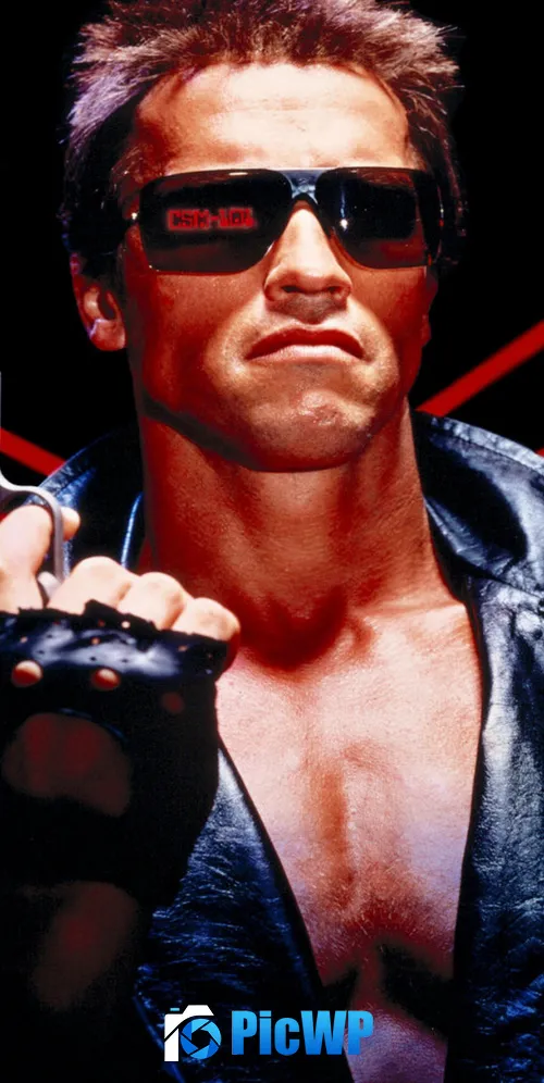 The Terminator Arnold Schwarzenegger 3K Mobile Wallpaper