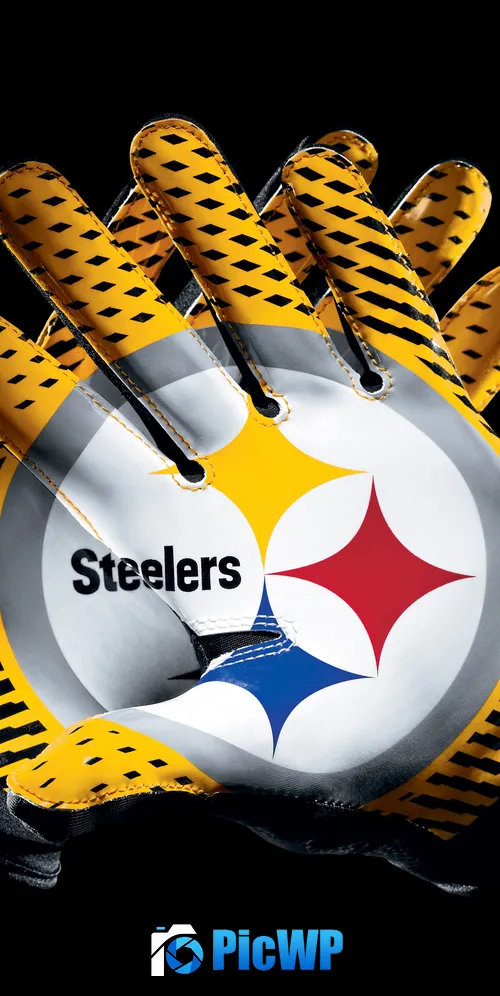 Pittsburgh Steelers Gloves 3K Mobile Wallpaper