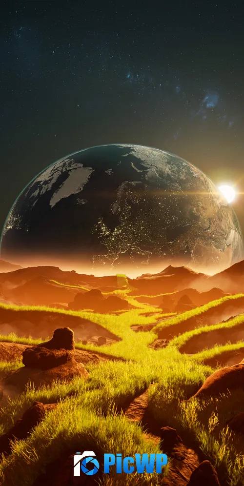Digital Art Landscape 3K Mobile Wallpaper