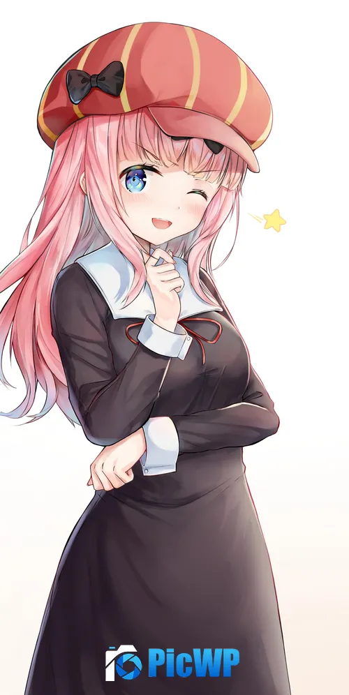 Chika Fujiwara Cute anime 3K Mobile Wallpaper